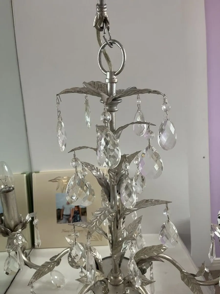 Silver chandelier - Image 2