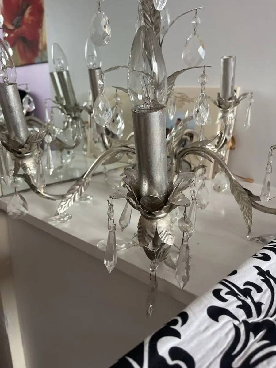 Silver chandelier - Image 3