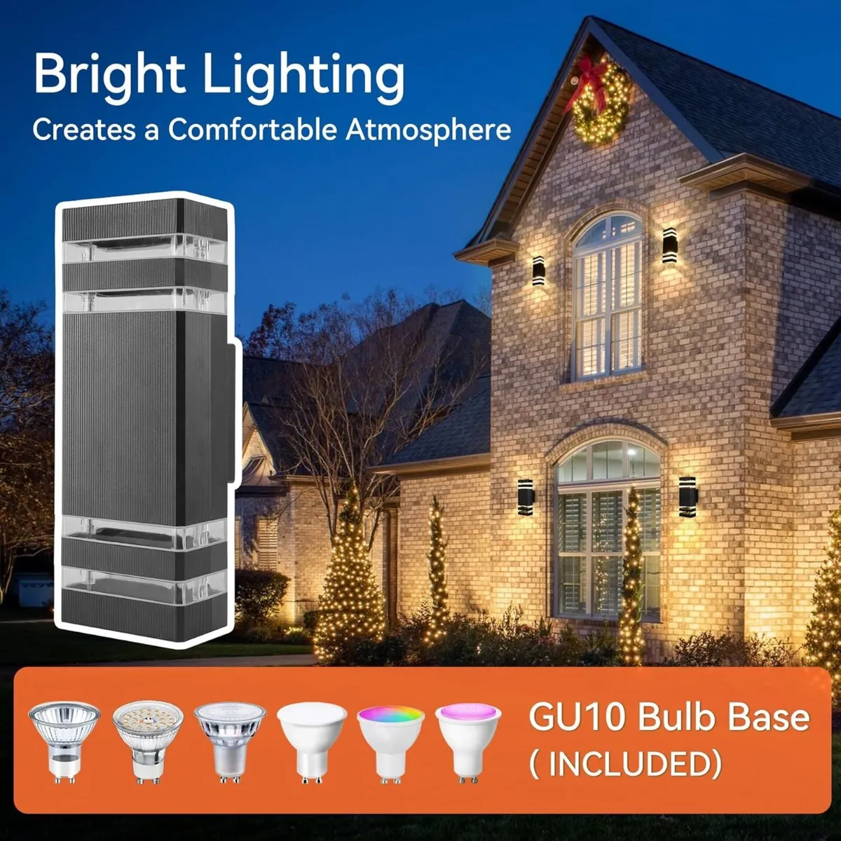 Outdoor Wall Lights Mains Powered Outside Light - Image 3