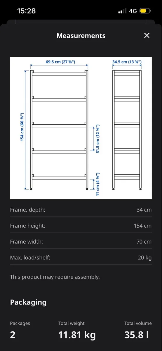 Ikea shelving unit - Image 3