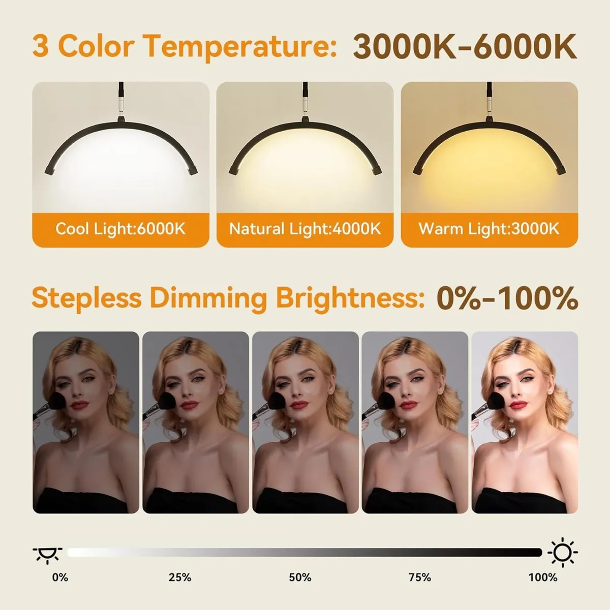 Floor Lamp Half Moon Light Lamps for Living Room - Image 4