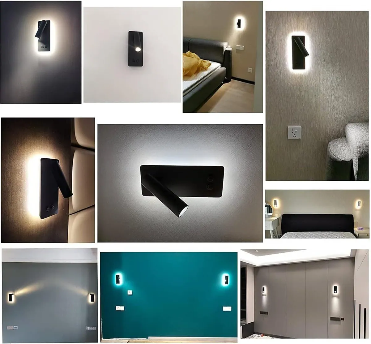 LED wall lamp and reading light two-in-one - Image 4
