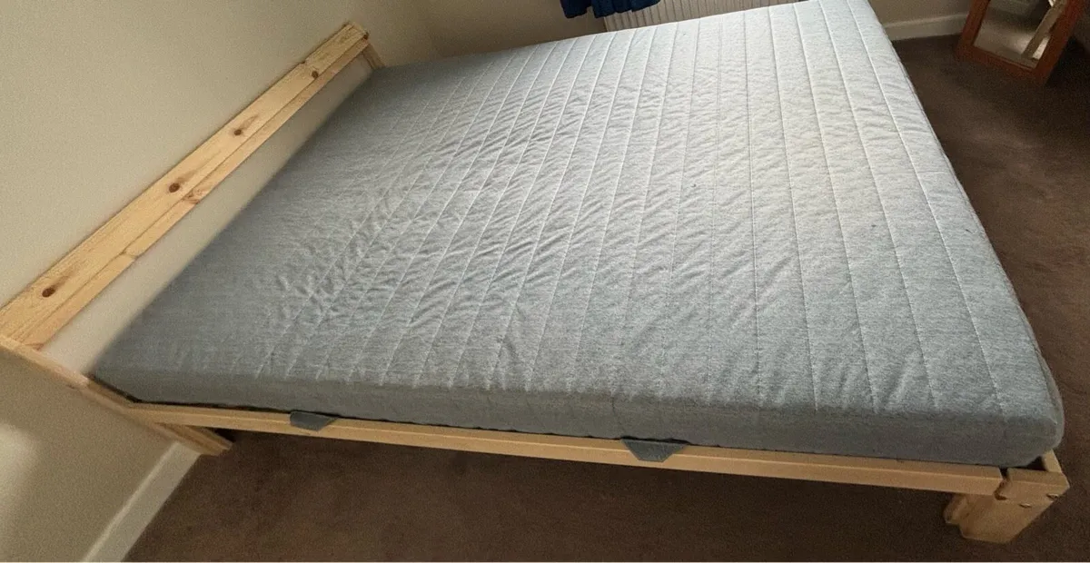 Bed Frame, Mattress, Vacuum cleaner. - Image 2