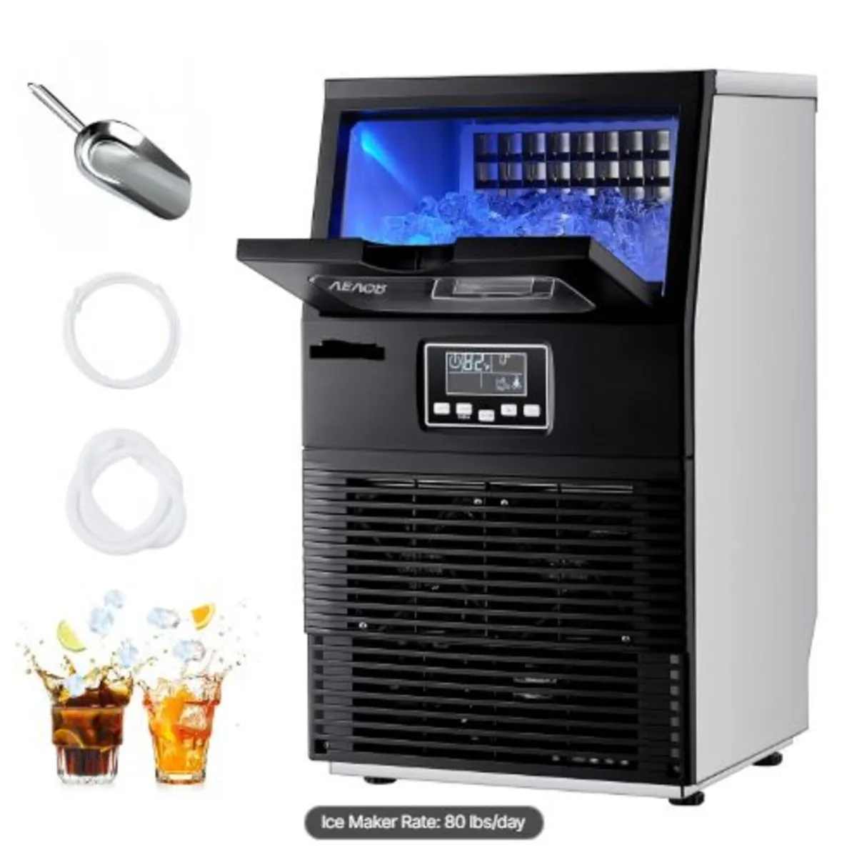 Commercial Ice Maker Machine, 36.29 kg/24h - Image 1