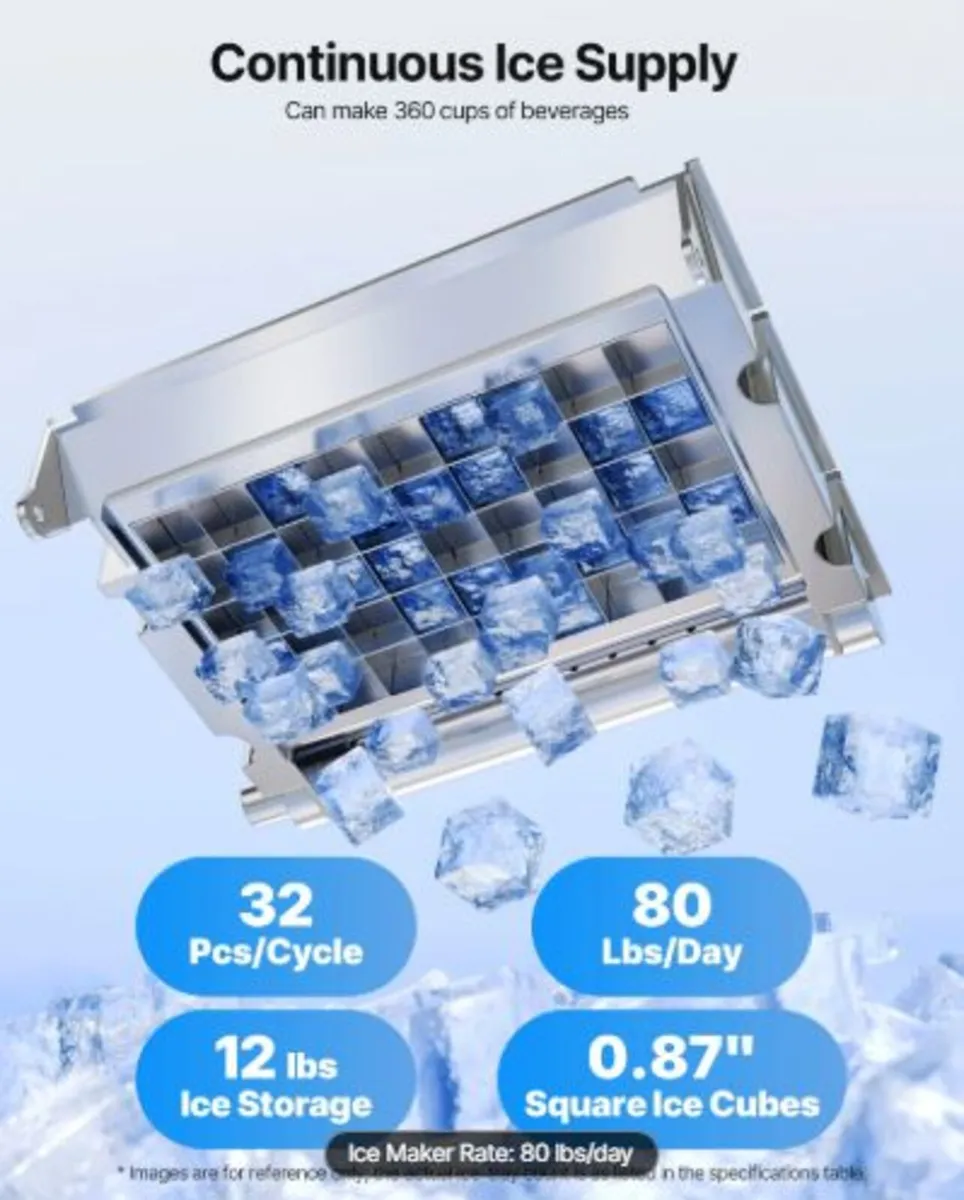 Commercial Ice Maker Machine, 36.29 kg/24h - Image 4