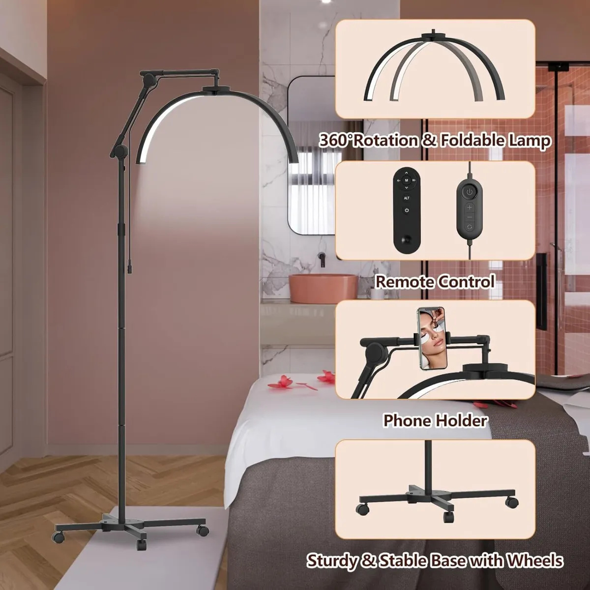 Lash Light for Eyelash Tech Half Moon Lamp - Image 4