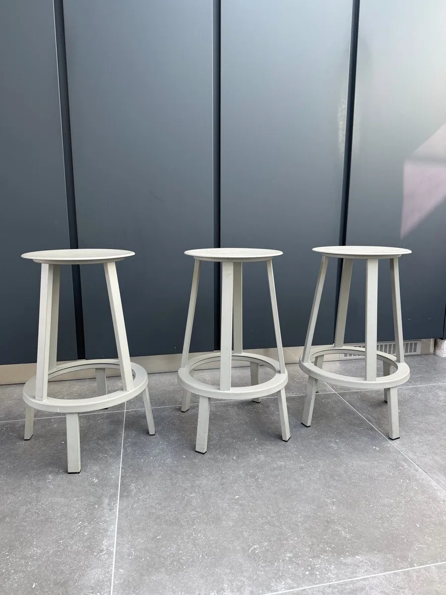 Hay Revolver Counter / Bar Stools x 3 - Image 1