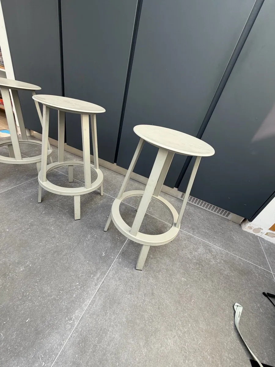 Hay Revolver Counter / Bar Stools x 3 - Image 3