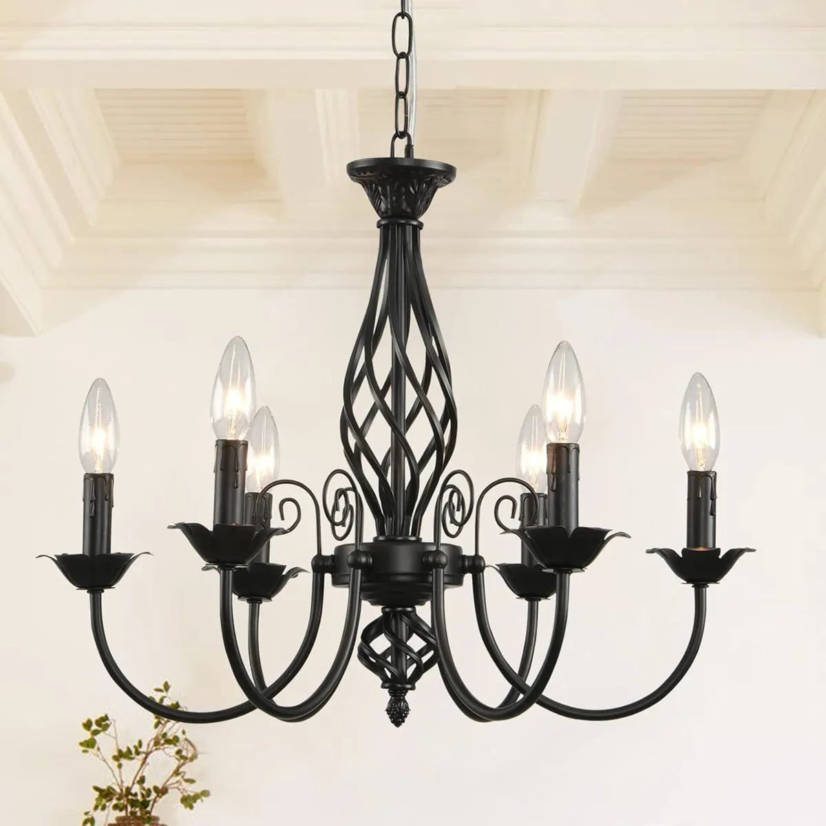 Farmhouse Chandelier 6 Light 22 French Country - Image 1