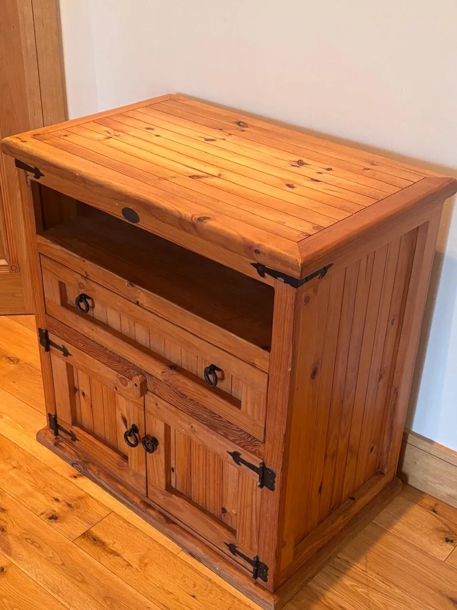 Mexican Pine TV Unit - Image 2