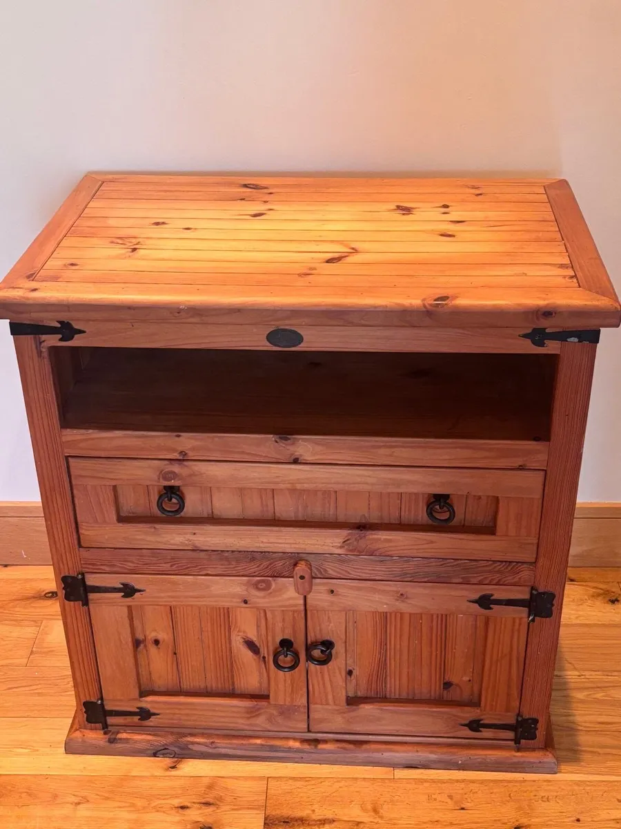 Mexican Pine TV Unit - Image 3