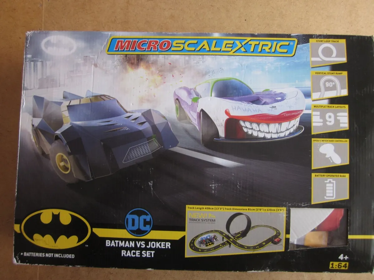 Micro Scalextric Batman Vs Joker Race Set - Image 1