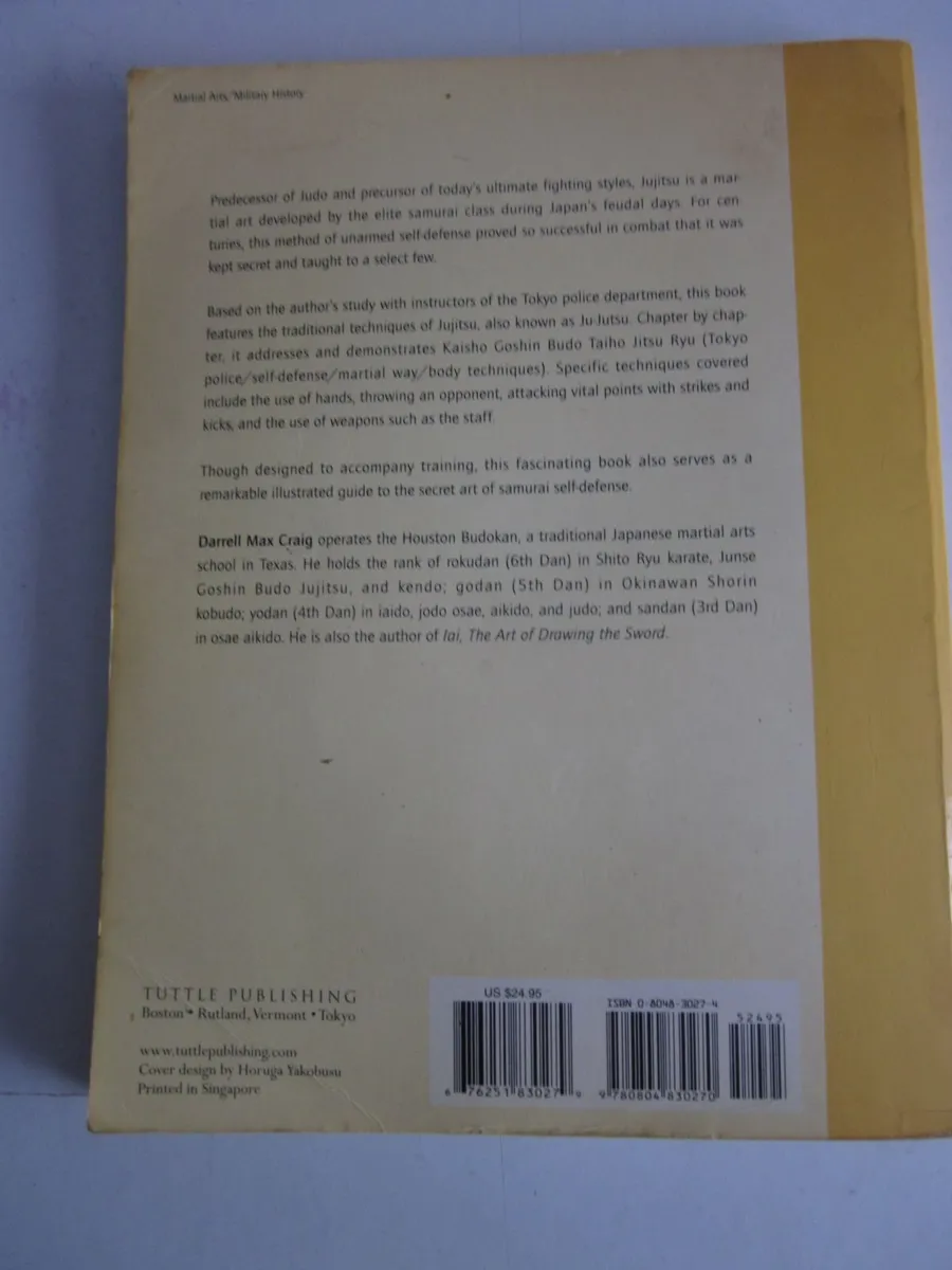 Japan Martial Art Jujitsu by Darrell Max Craig - Image 2