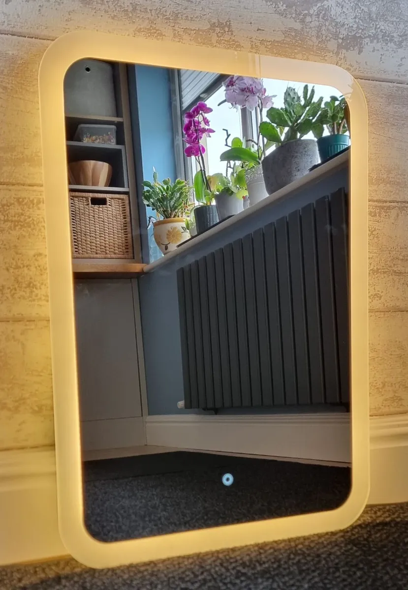 LED Bathroom Mirror Touch Switch Cold Warm Light - Image 4