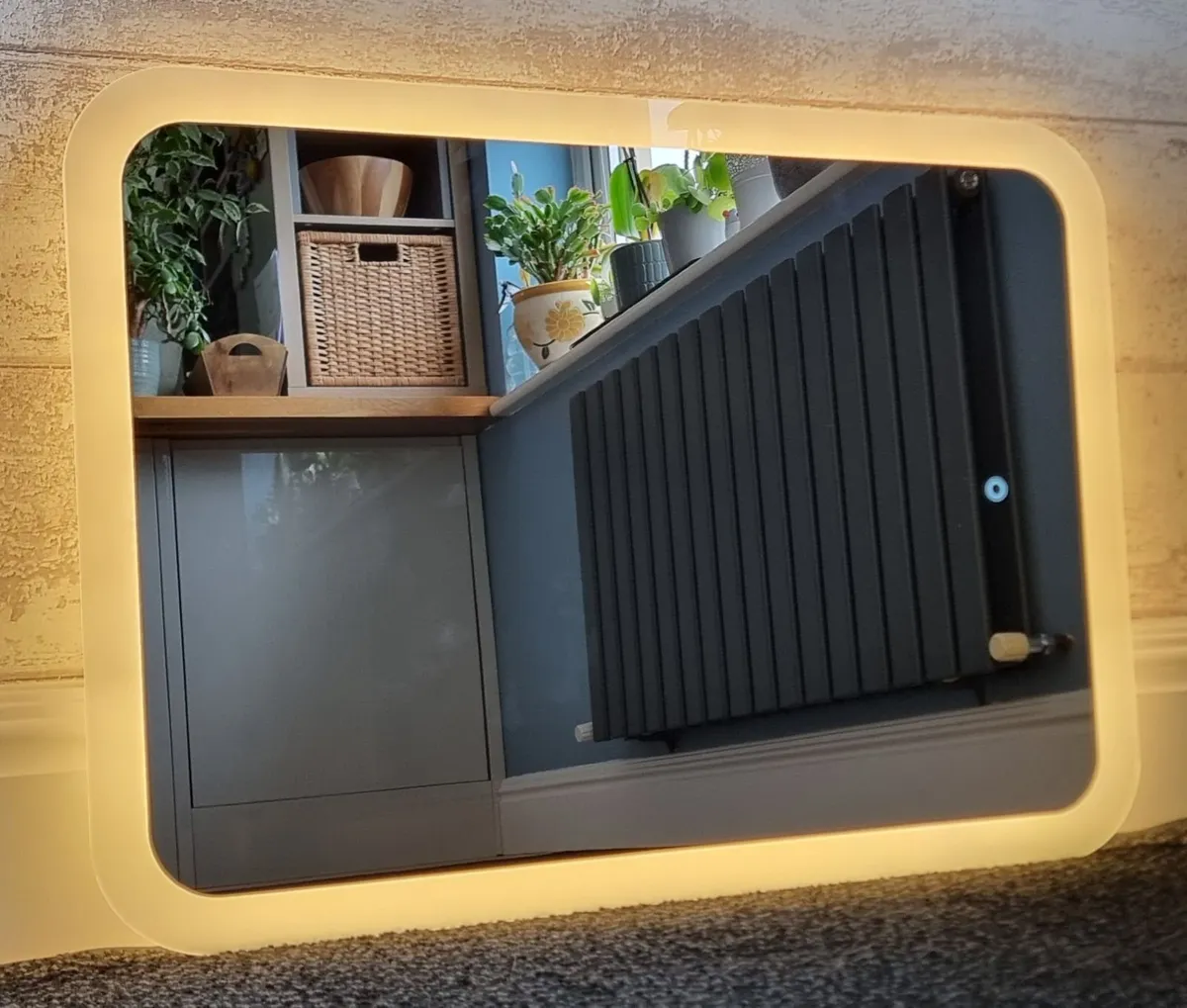 LED Bathroom Mirror Touch Switch Cold Warm Light - Image 3