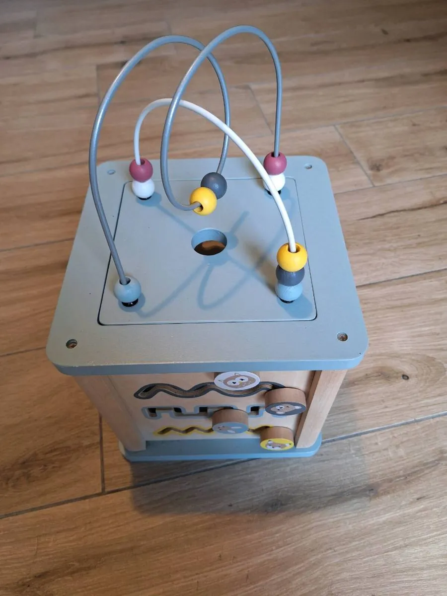 Wooden Activity Cube - Image 4