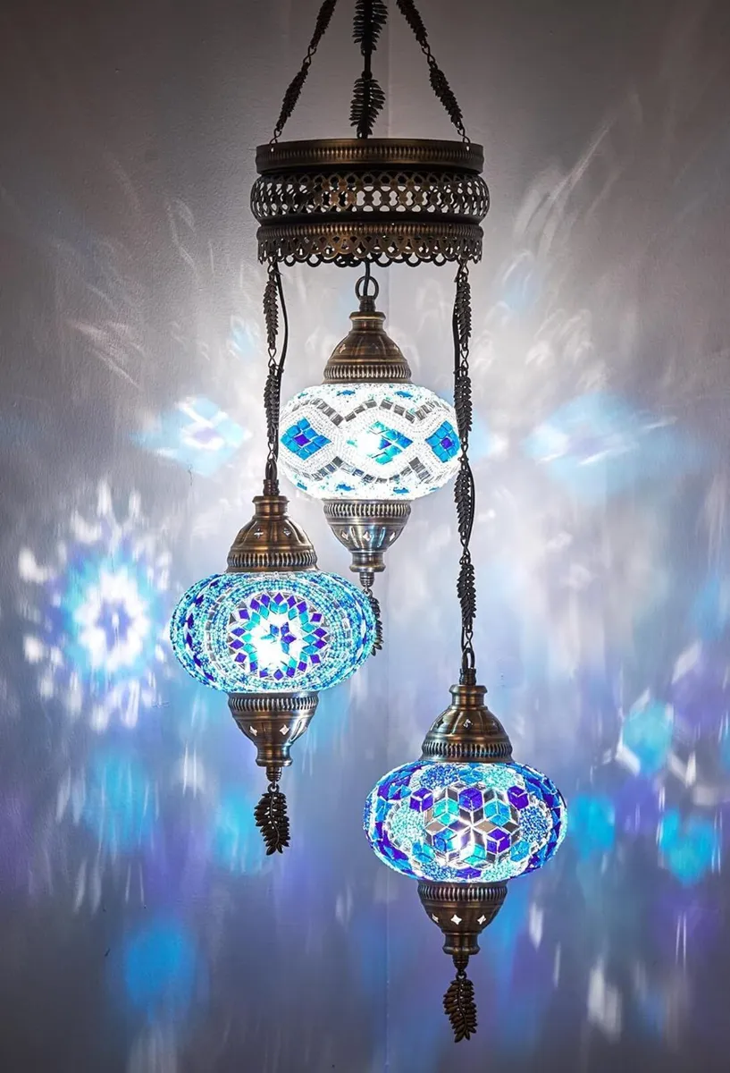 Turkish Moroccan Mosaic Hardwired Ceiling - Image 4