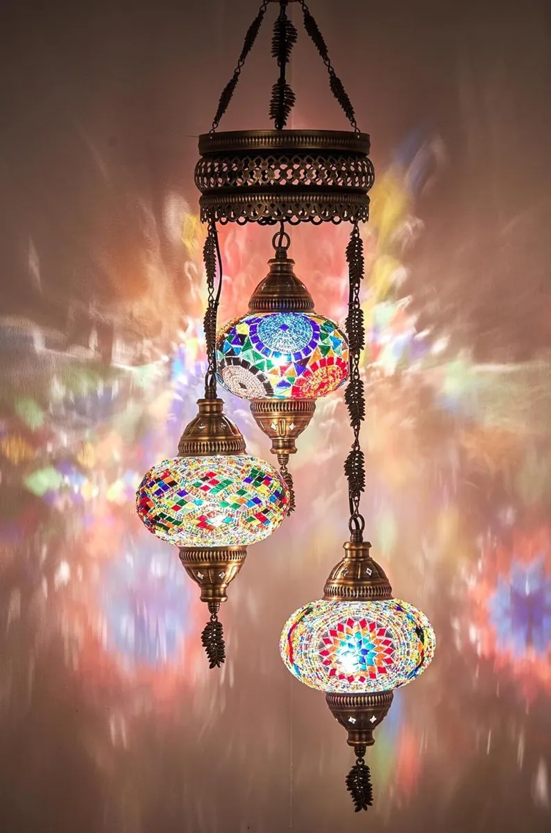 Turkish Moroccan Mosaic Hardwired Ceiling - Image 1