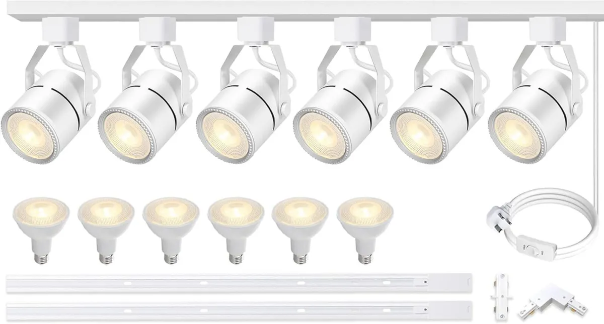 LED Track Lighting Heads Kit Dimmable PAR20 - Image 1