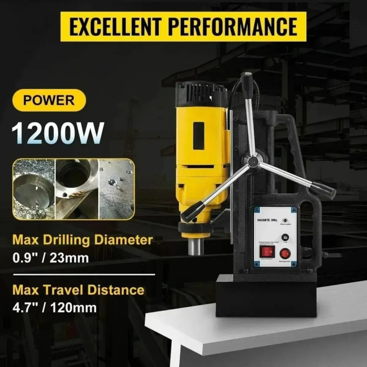 Magnet Tapping 1200W  Magnetic Base Drill Machine - Image 3