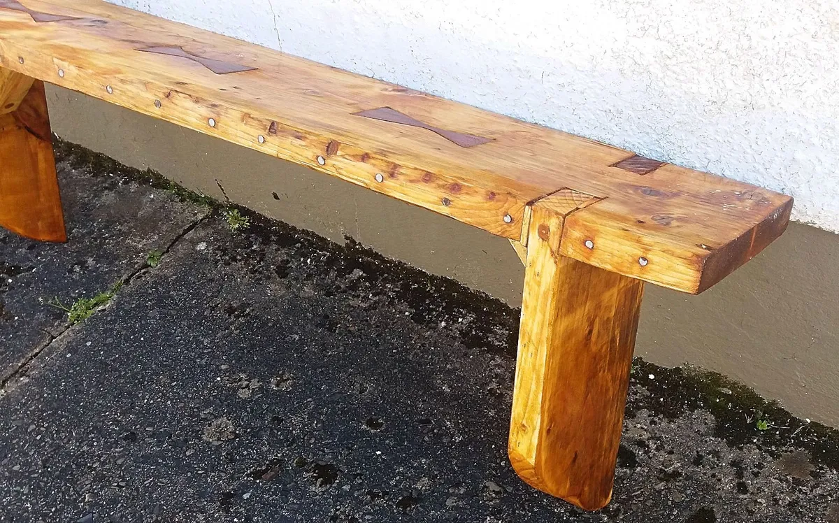 Rustic Country Floating Mantle / Shelf - Image 2