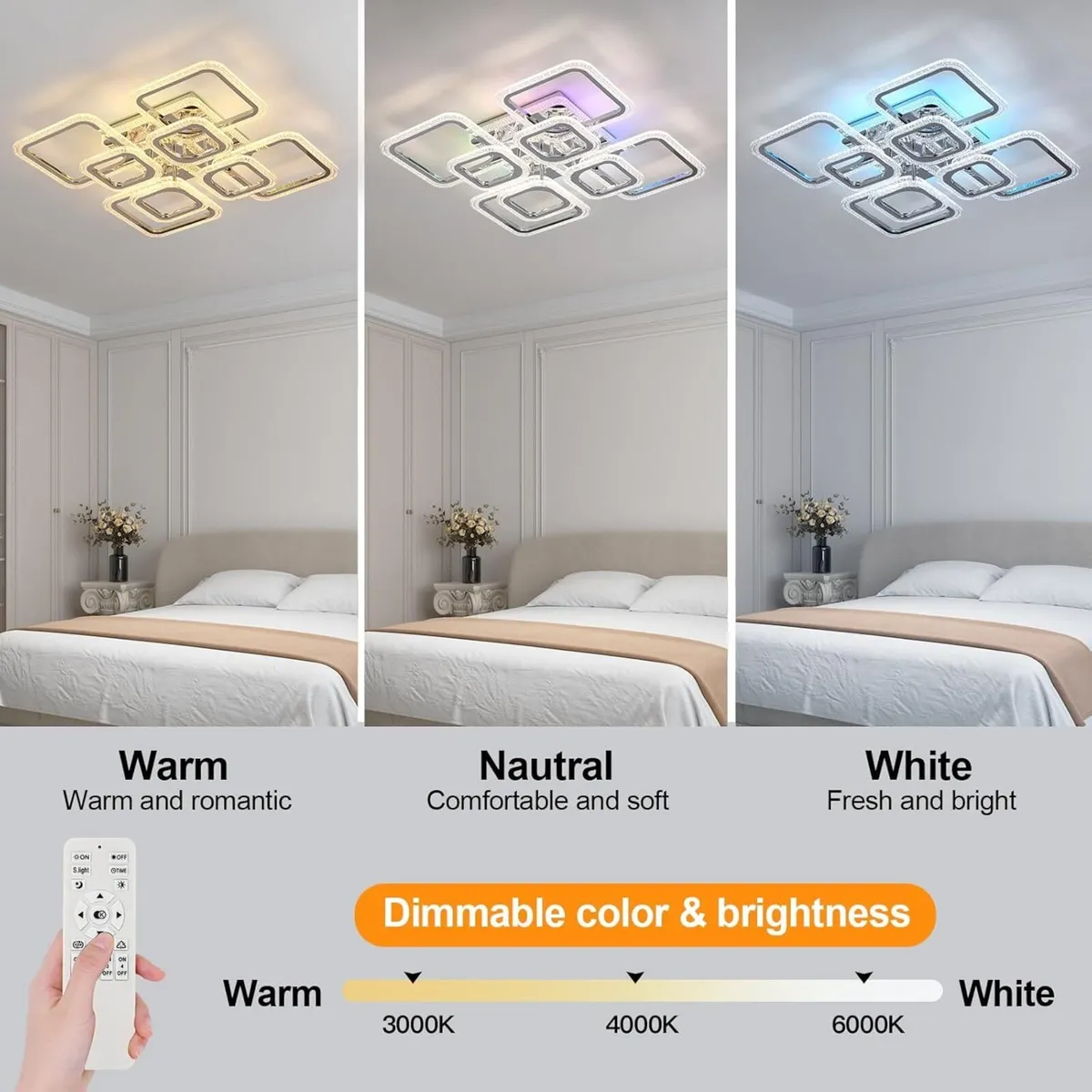 Ceiling Lights Led Light Modern 100W Lighting - Image 2