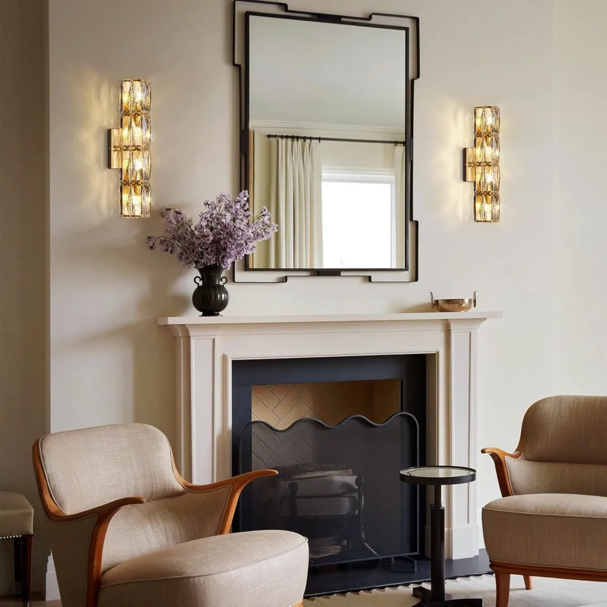 Luxury Crystal Wall Sconce Light Modern Gold K9 - Image 4