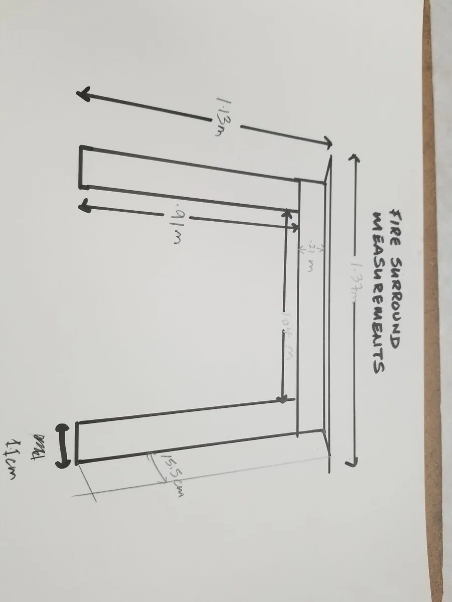 Wooden Fireplace Surround - Image 3