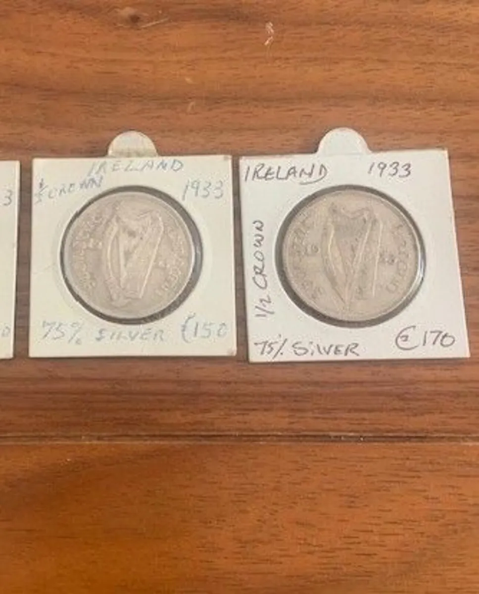 1933 Half Crowns - Various Prices - Image 1