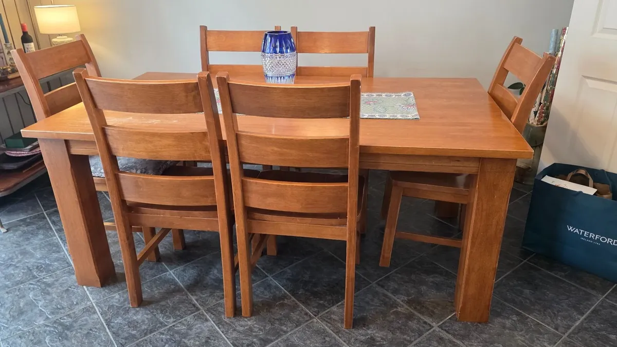 Kitchen Table and 6 Chairs - Image 1