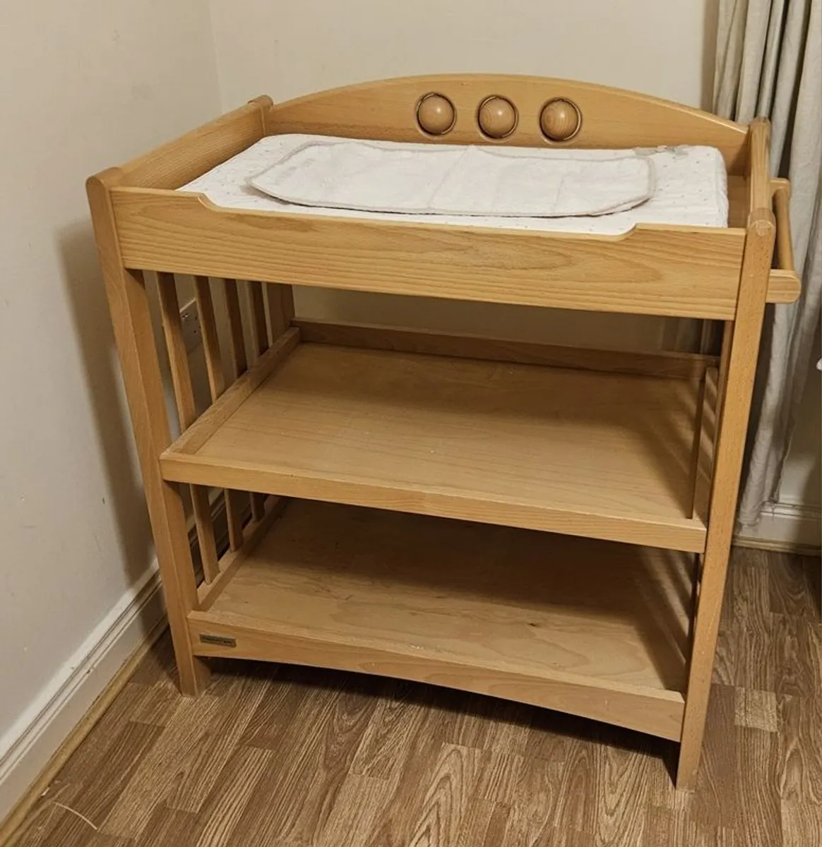Mamas & Papas - baby bed and changing table-together - Image 1