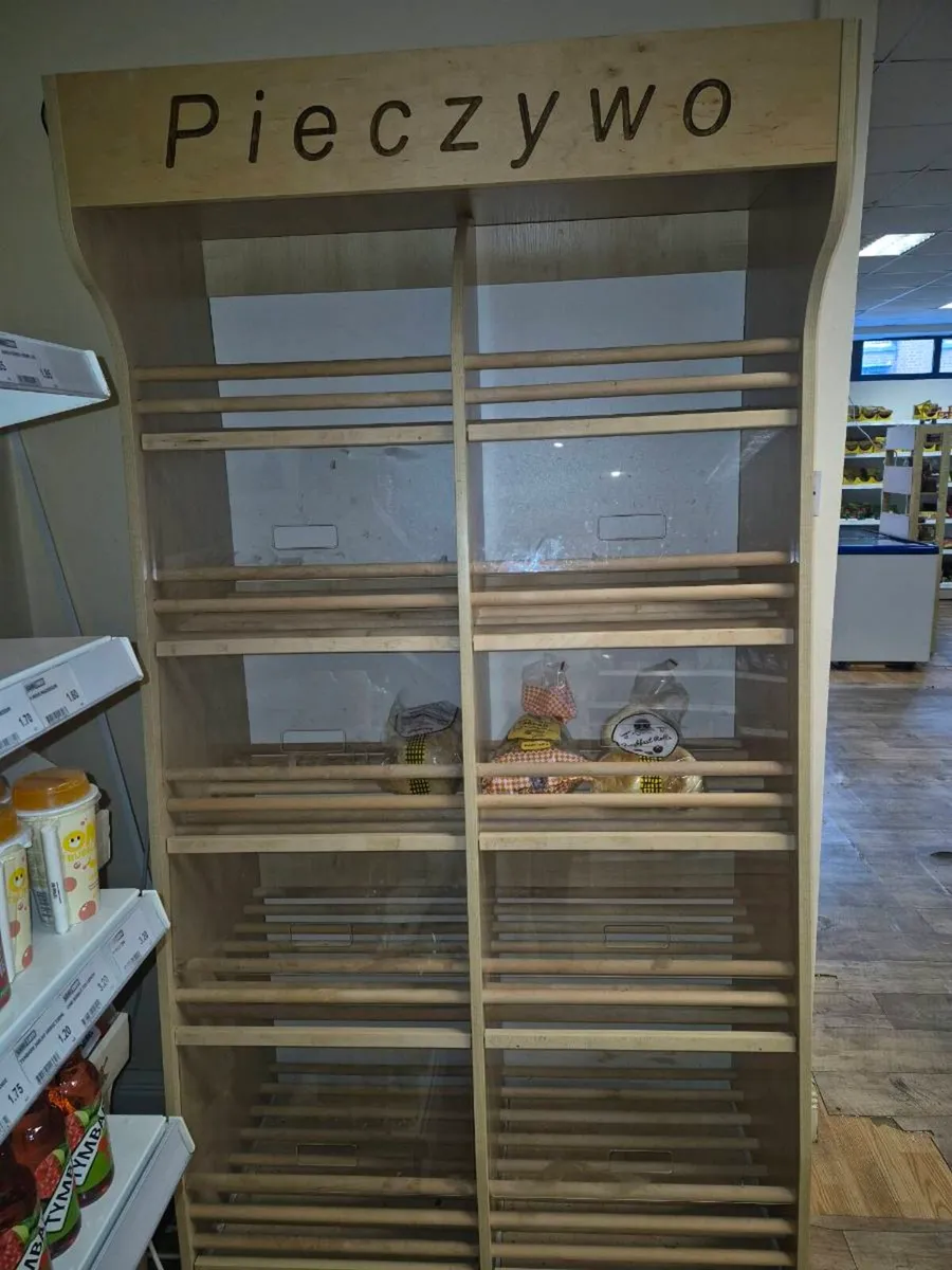 Wooden Bread Display Rack - Image 1