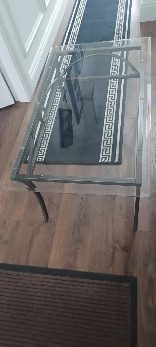 Furniture- Glass Coffee Table - Image 1