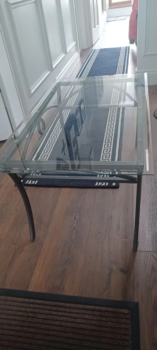 Furniture- Glass Coffee Table - Image 3