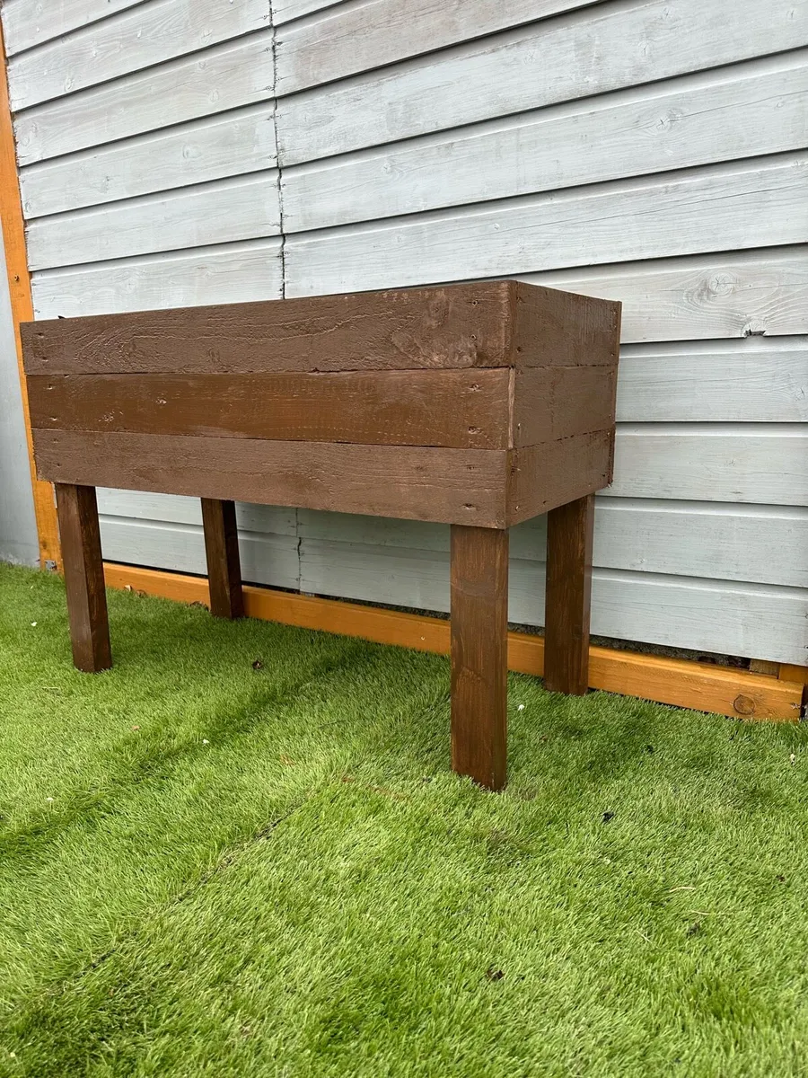 Handmade Raised Garden Planter - Image 2