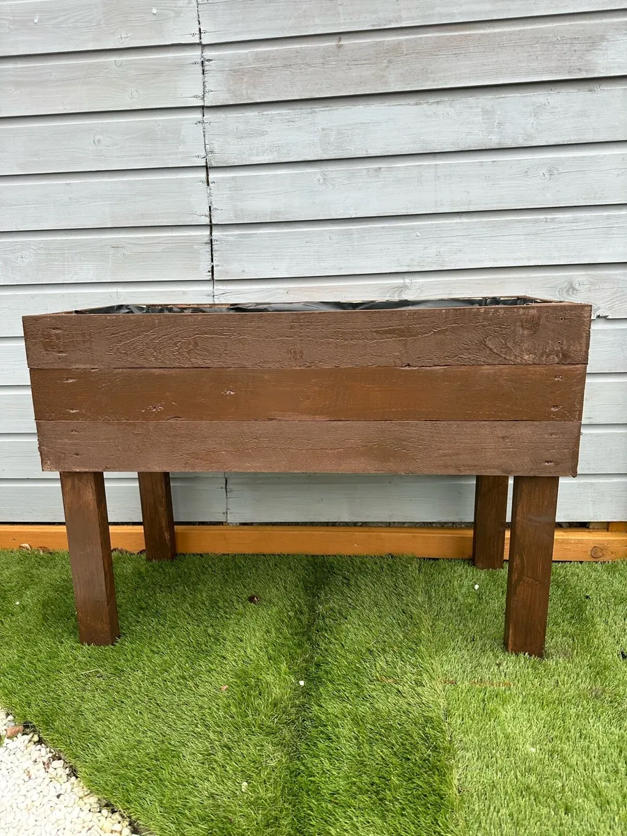 Handmade Raised Garden Planter - Image 3