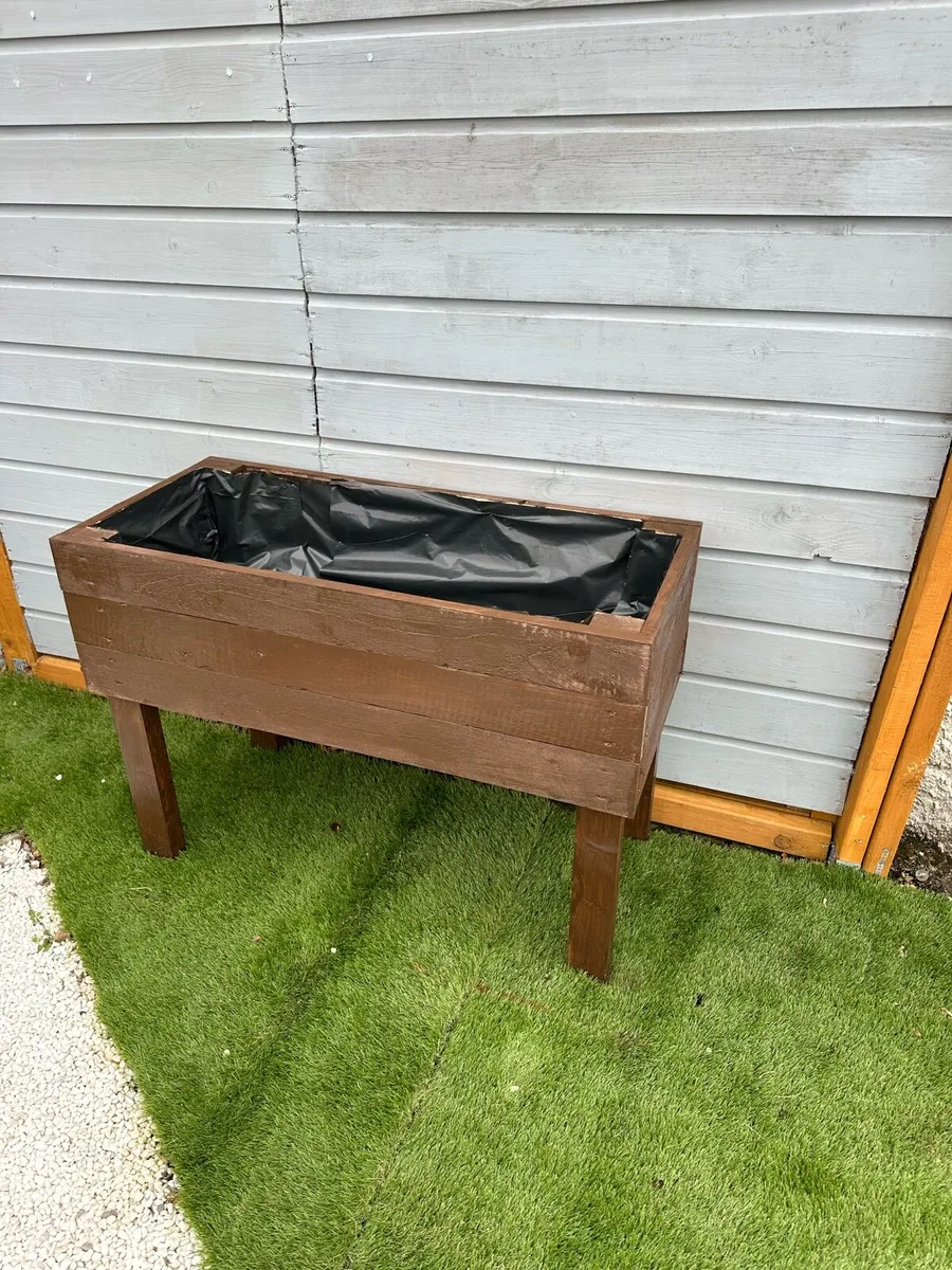 Handmade Raised Garden Planter - Image 4