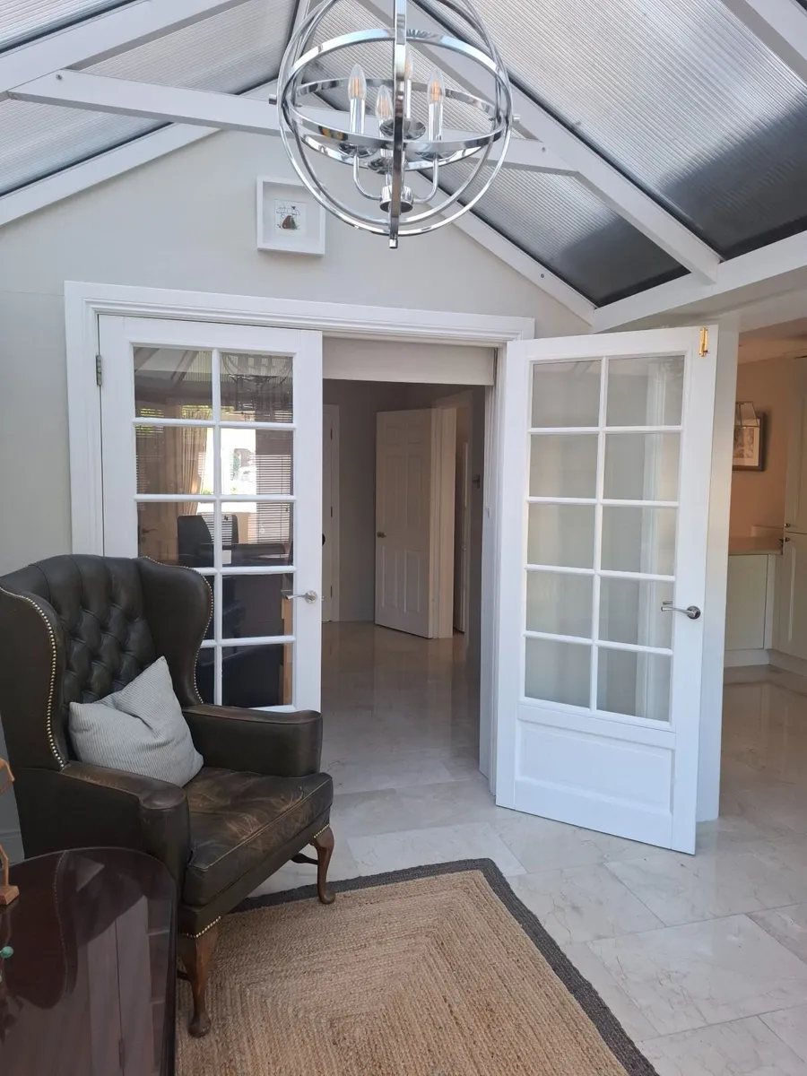 Internal patio doors