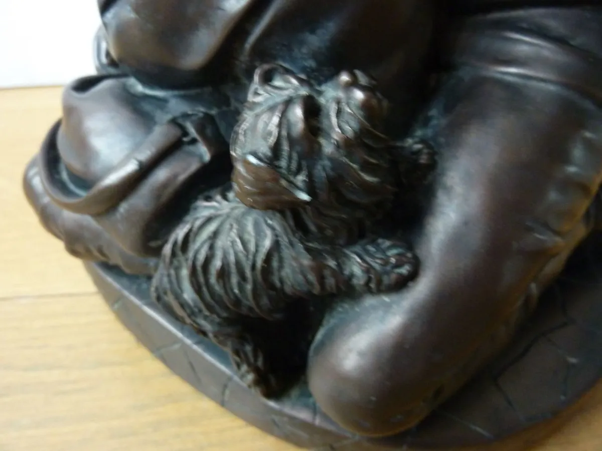 Bronze figurine table lamp - Image 3