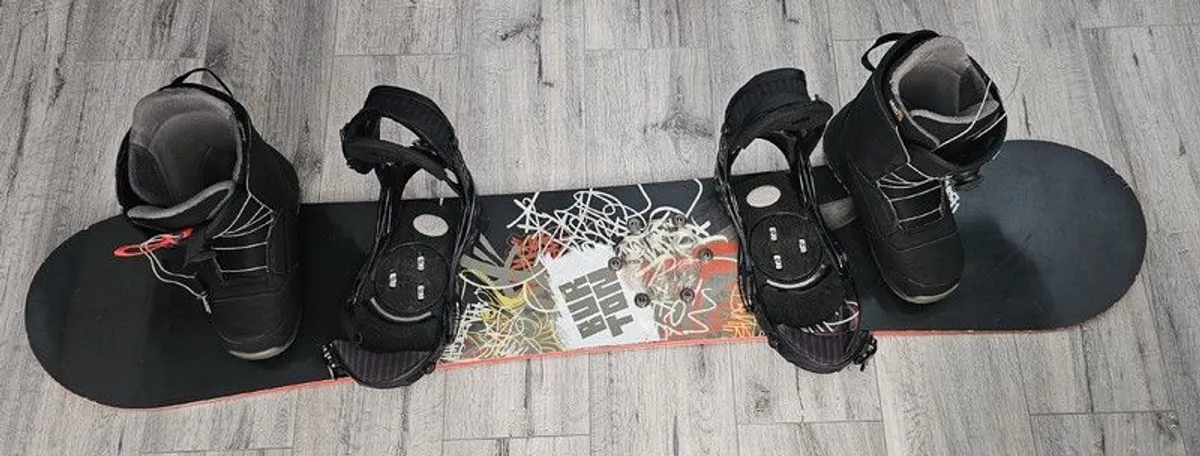 Burton Snowboard & Boots - Image 1