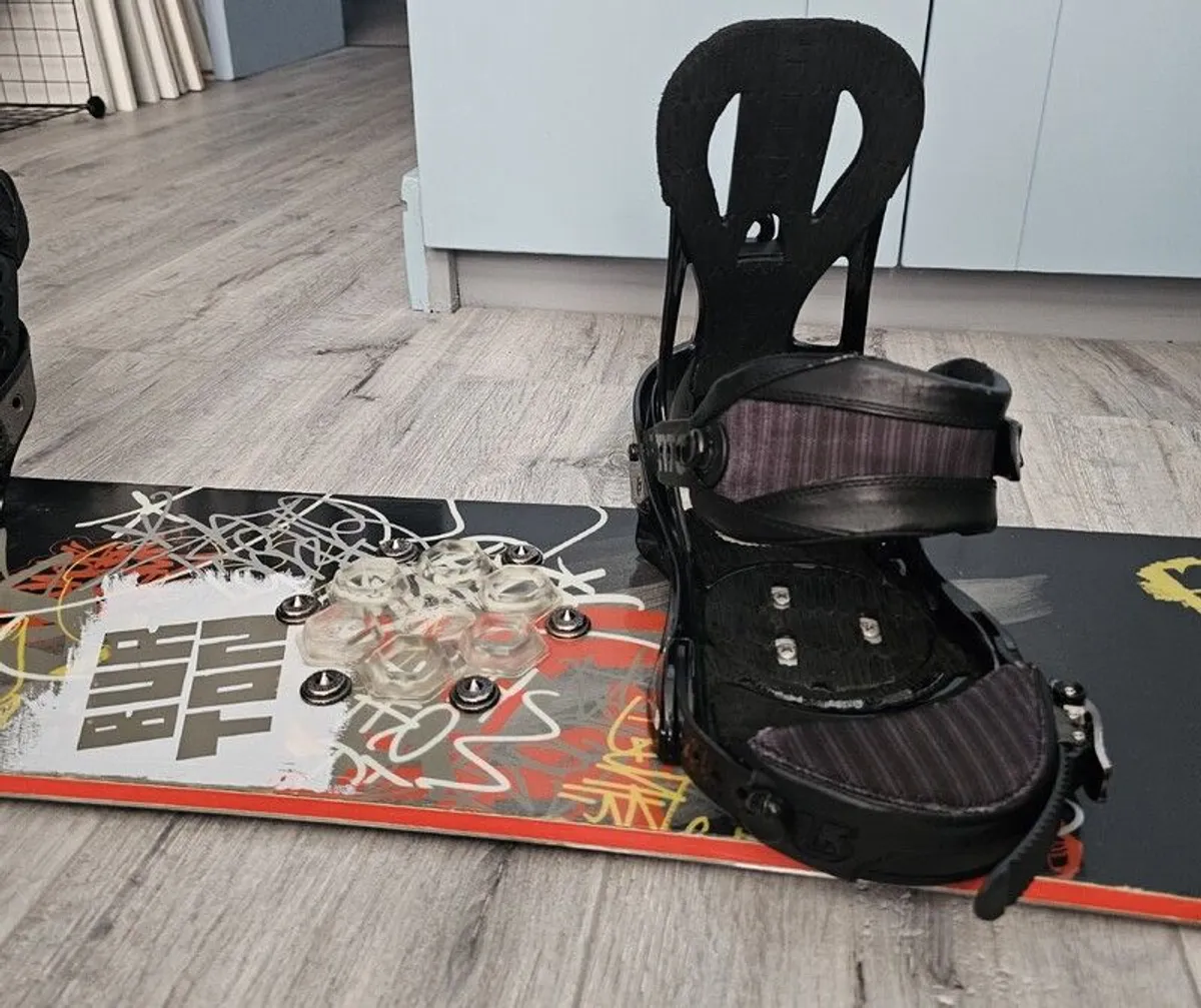 Burton Snowboard & Boots - Image 3