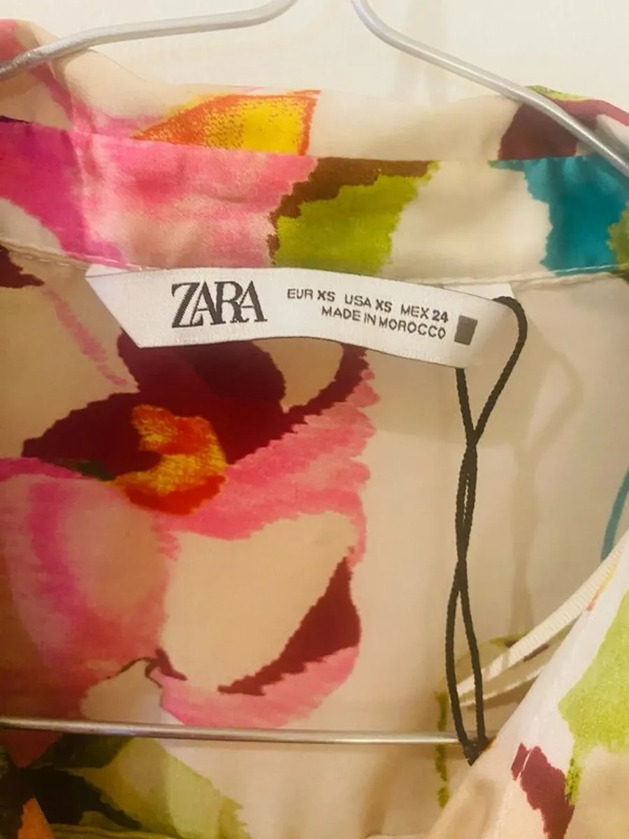 Zara  satin shirt - Image 2