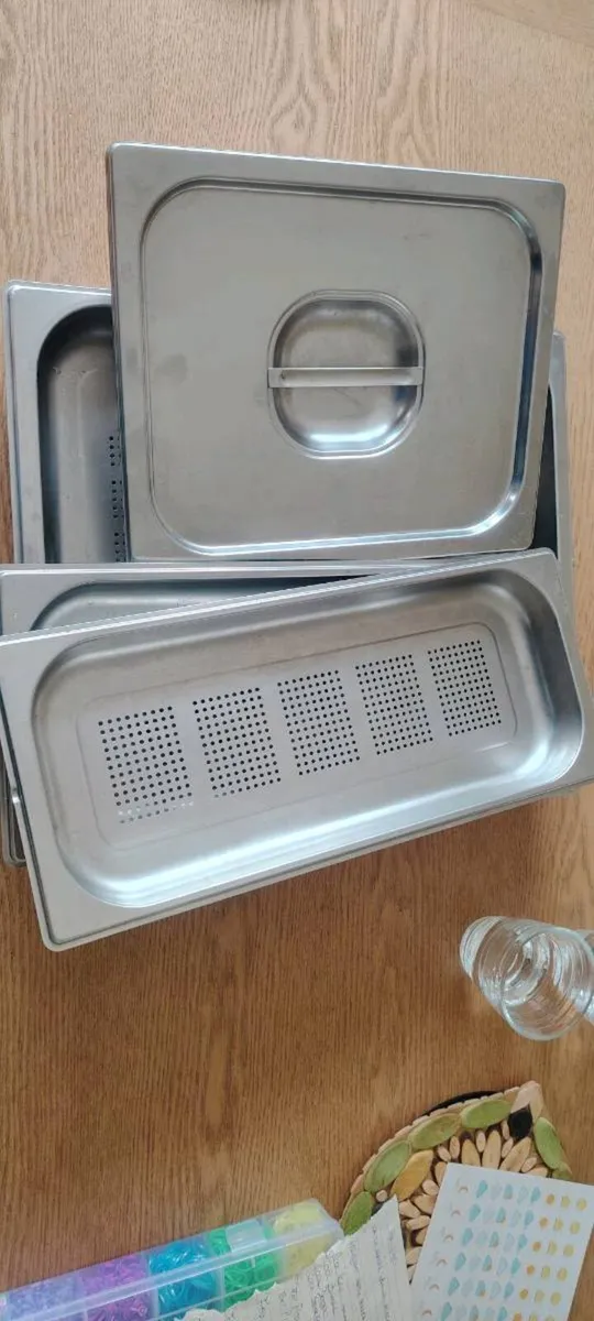 Stainless steel - Oven Steam trays