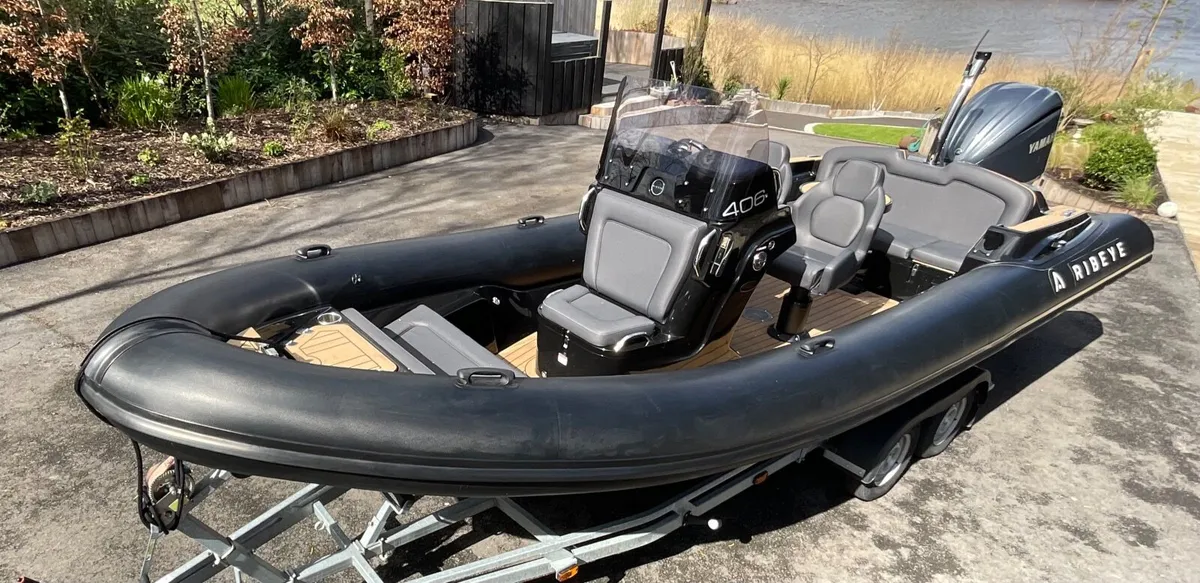 Ribeye A683 2022 Rib Boat with SBS roller trailer - Image 2