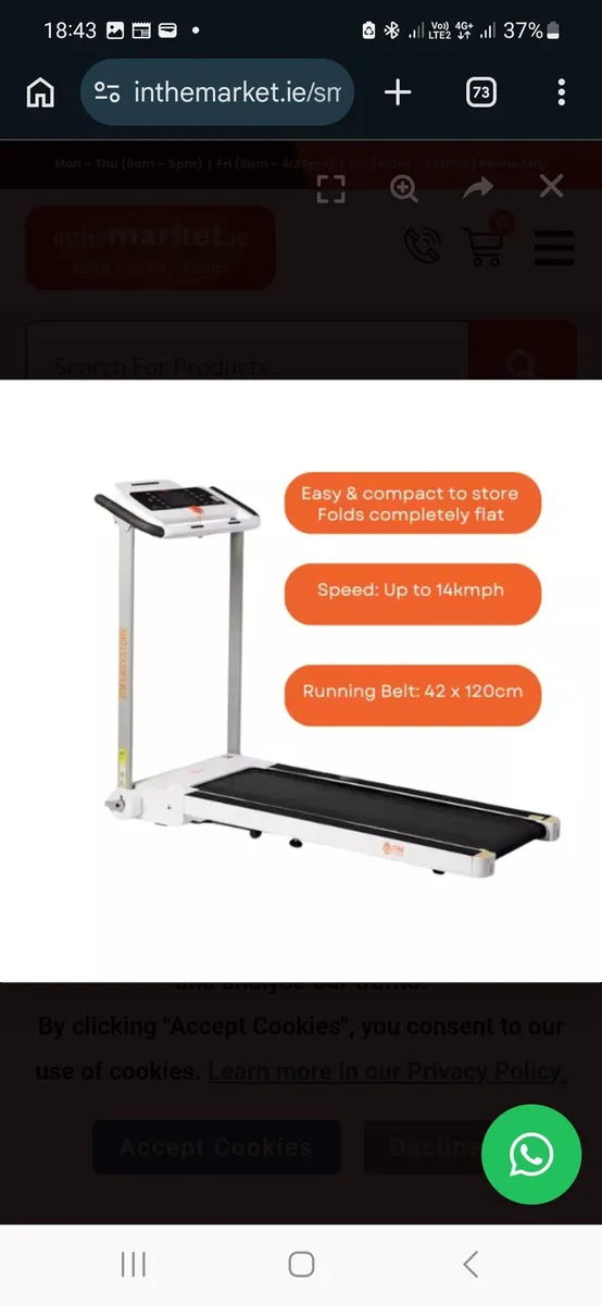 Treadmill 
EasyStore - watch netflix youtube - Image 3