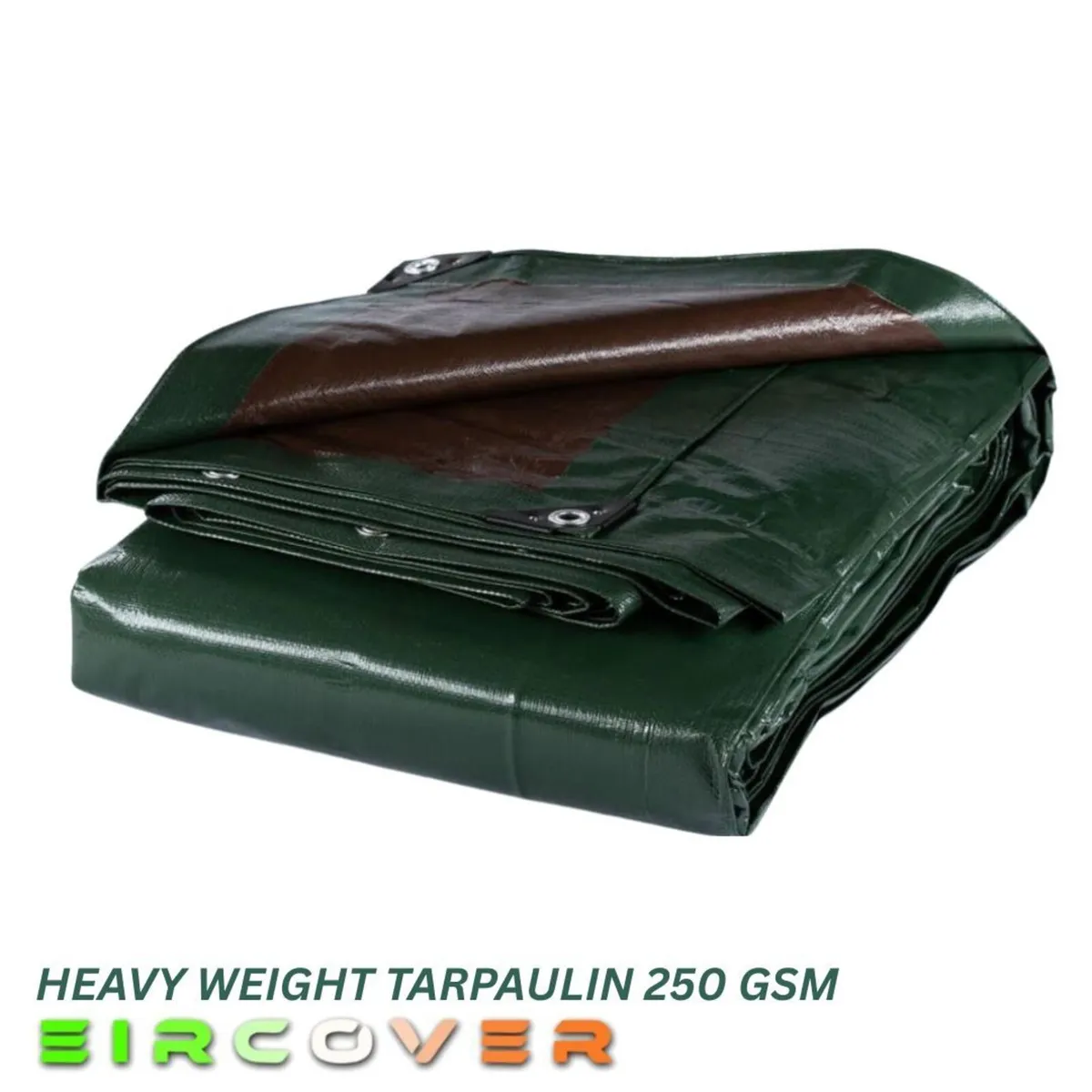 Heavy Weight Tarpaulin  6m x 8m (20' -26') 250 gsm - Image 2