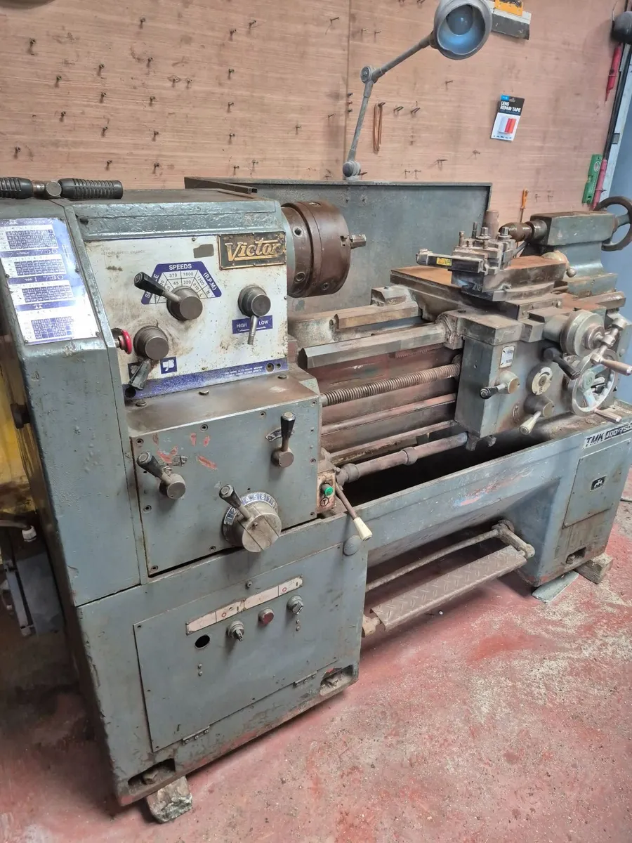 Lathe - metal , 3 phase - Image 1