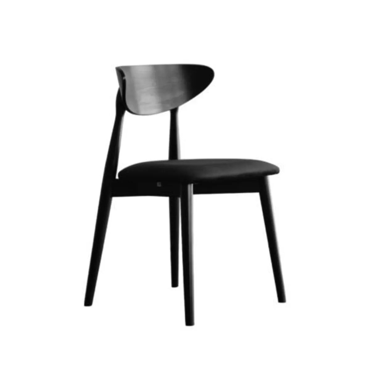 Axel Mid-Century Dining Chair in Solid Wood - Image 3