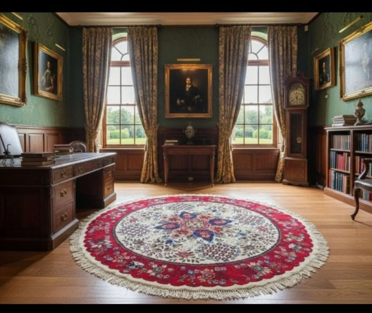 Stunningly Extra Large 2.7m/ 9ft Oriental Rug - Image 1