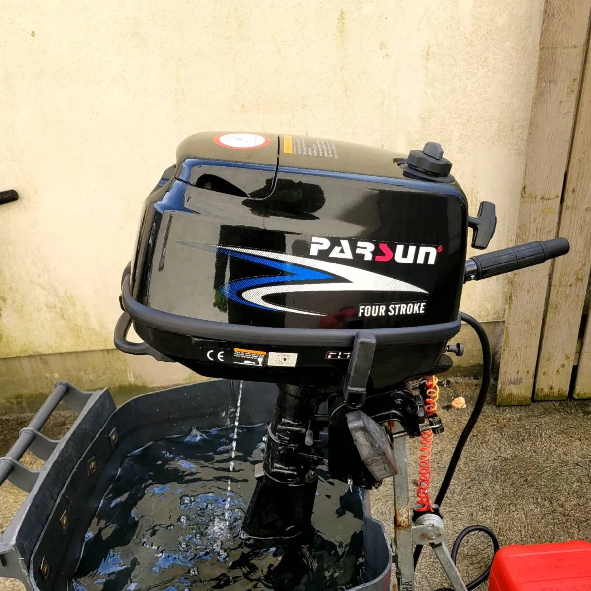 2022 parsun 6hp 4stroke Longshaft As new - Image 1